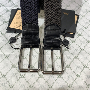 路卡迪龙男装21新品时尚休闲编织弹力橡筋针扣皮带腰带 370211003