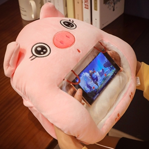 暖手宝抱枕猪