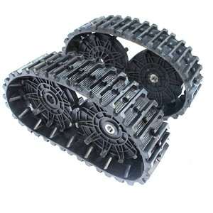 atv自制四轮雪地摩托车配件 改装雪地轮胎 沙滩车橡胶履带 滑雪轮