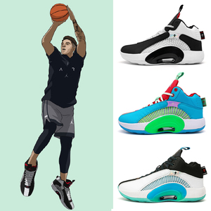 塔图姆aj35代xxxv首发黑白郭艾伦全明星气垫减震实战男子篮球鞋女