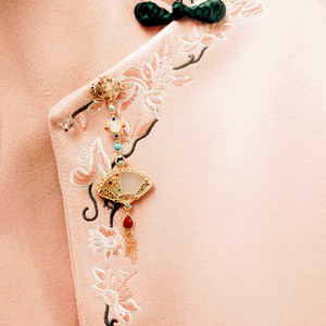 原创旗袍压襟挂件挂饰旗袍挂 汉服茶服精致胸前衣襟配饰吊坠装饰