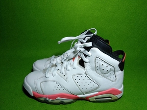 二手正品 384665-123 jordan 6 aj6乔6白红樱木 红外线  37.5码