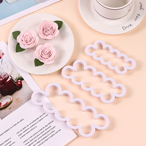 玫瑰花造型翻糖切模蛋糕装饰摆件立体印花饼干压模工具烘焙模具