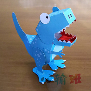 简易简单系列手工制作diy纸模型玩具 可怕的怪兽 超可怕