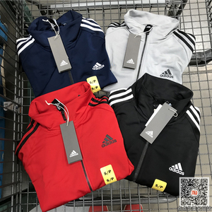 现货ADIDAS阿迪达斯男女运动长袖拉链速干卫衣夹克衫情侣装