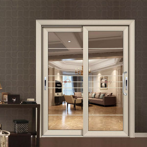 厨房推拉门阳台铝镁钛合金窄边双层玻璃折叠移门现代简约客厅隔断