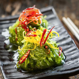 裙带菜500g酒店饭店餐饮商用半成品特色凉菜开袋即食素菜冷盘美食