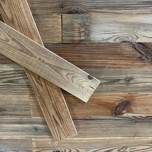 旧木板松木彩色风化自然做旧定制老木板复古装修背景实木地板包邮