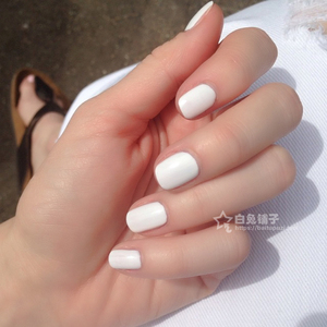 美国正品opi指甲油美甲经典法式底色纯白色l00网红持久防水不可剥