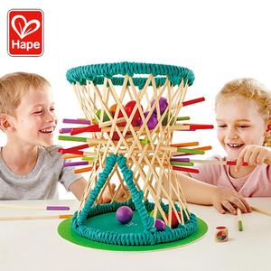 竹篓掉球儿童精细思维动作训练亲子二人对战玩具互动益智桌游智力