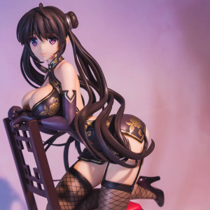 冬月茉莉手办旗袍二次元美少女动漫桌面机箱摆件模型妈见打系列