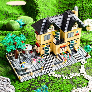 乐高积木女孩别墅花园女生