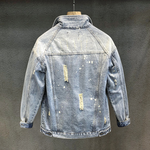 palm棕榈天使angels泼墨水洗夹克仙人掌宽松牛仔外套潮男女0人付款