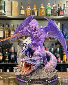 【ld模玩】须佐能乎宇智波佐助完全体雕像翻模