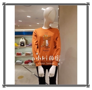 【现货】韩国 SJYP 春秋款 减龄童趣长袖恐龙T恤卫衣PWMS4WX579