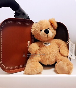 现货德国正版steiff礼盒泰迪熊手提箱泰迪情人节圣诞礼物收藏精美