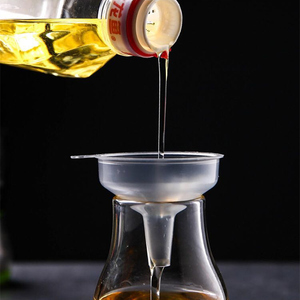 塑料漏斗厨房倒油漏斗家用漏斗化妆品分装小口径漏斗工具透明漏斗