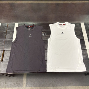 Air Jordan男子夏季运动篮球休闲速干透气无袖背心T恤 DM1828-100