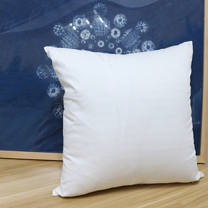扎染白色抱枕纯棉套蓝染植物染草木染手绘diy体验活动 新品促销