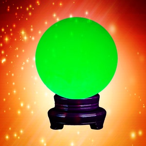 天然夜明珠夜光石汉白玉原石摆件发光石夜光珠萤石镇宅居家风水球