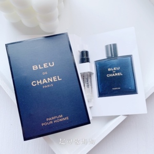 现货chanel香奈儿bleu蔚蓝男士香水持久留香淡香小样1.5ml试用装