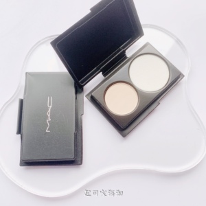 现货带喷雾mac魅可柔雾干湿两用粉饼小样nc20 nc30遮瑕持妆控油