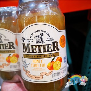 上海Costco代购韩国蜜蒂尔METIER HONEY YUZU TEA蜂蜜柚子茶1KG罐