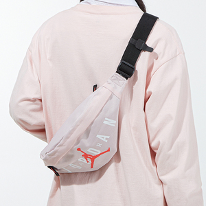 NIKE耐克单肩包男包女包2021新款运动包粉色斜挎包休闲包胸包腰包