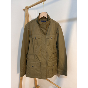 元~复古纯棉立领多口袋猎户装外套情侣款 又飒又酷