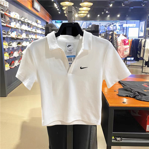 Nike/耐克短袖POLO衫女夏新款休闲翻领上衣高尔夫网球运动修身T恤