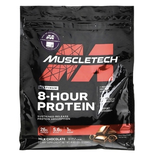 Muscletech肌肉科技Phase8小时缓释蛋白4.6磅睡前酪蛋白乳清男女