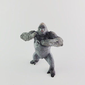 法国papo玩具野生模型动物50243站立咆哮山地大黑猩猩2018新款