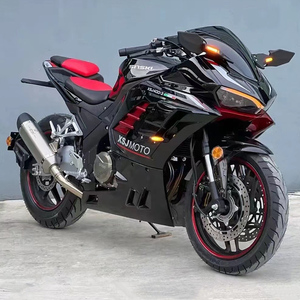 摩托车跑车火牙400cc双缸水冷汽油发动机重型趴赛机车整车可上牌