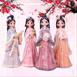 彩绘diy石膏娃娃 古风系列 纯手工 易上色 锻炼孩子专注力和耐心