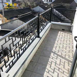 阳台护栏 室外铝合金别墅围栏中式户外家用露台栏杆栅栏楼梯扶手