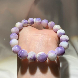 星宿家天然澳宝手链女 稀有紫澳宝手串 紫欧泊蛋白石