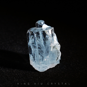 星宿家天然巴基斯坦海蓝宝矿物教学标本海水蓝宝石原石摆件吊坠