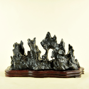 天然灵璧石供精品天然灵璧石观赏石奇石原石摆件 厅堂石风水石