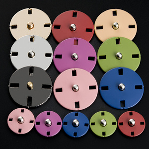 单付金属暗扣毛呢衣服圆形按扣大号女扣大衣百搭摁扣隐形子母纽扣