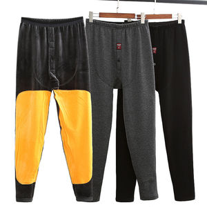 煤矿工人秋裤井下劳保秋衣秋裤内衣男套装弹力紧身修身护膝保暖裤