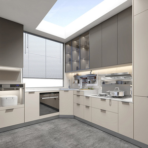 志邦橱柜西厨中岛家用厨房衣柜定制橱柜阿尔卑斯ii