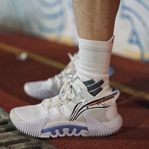 李宁反伍badfive反伍2 low男子轻量低帮实战回弹篮球鞋abfs003-5