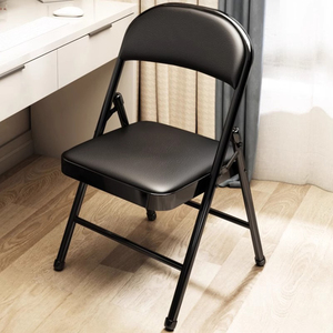 椅子可折叠椅办公会议椅宿舍出租房简易家用电脑椅靠背椅餐椅凳子