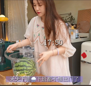 晚安阿紫同款连衣裙2022夏季新款女装娃娃领钉珠可爱女生裙子夏天