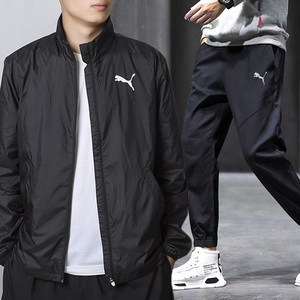 00 2人付款  淘宝 puma彪马运动套装三件套卫套男士跑步健身服训练