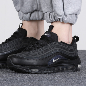 nike air max 97子弹头黑武士跑步鞋耐克女鞋 新款全掌气垫运动鞋