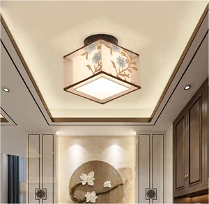 中式过道灯走廊灯玄关吊顶廊灯楼梯新中式入户门厅灯20cm小灯