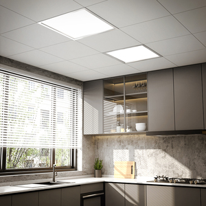 集成吊顶led平板灯厨房卫生间铝扣板灯饰家用天花板嵌入式灯具