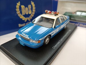 bos 1 43 雪佛兰纽约巡逻警车模型 chevrolet caprice nypd 1992