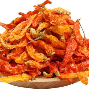 湖南特产野山椒特辣黄干辣椒朝天黄辣椒干小米辣椒王500克 包邮